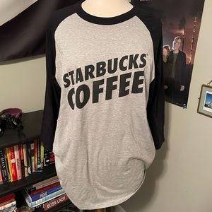 EXCLUSIVE Starbucks Baseball Tee M